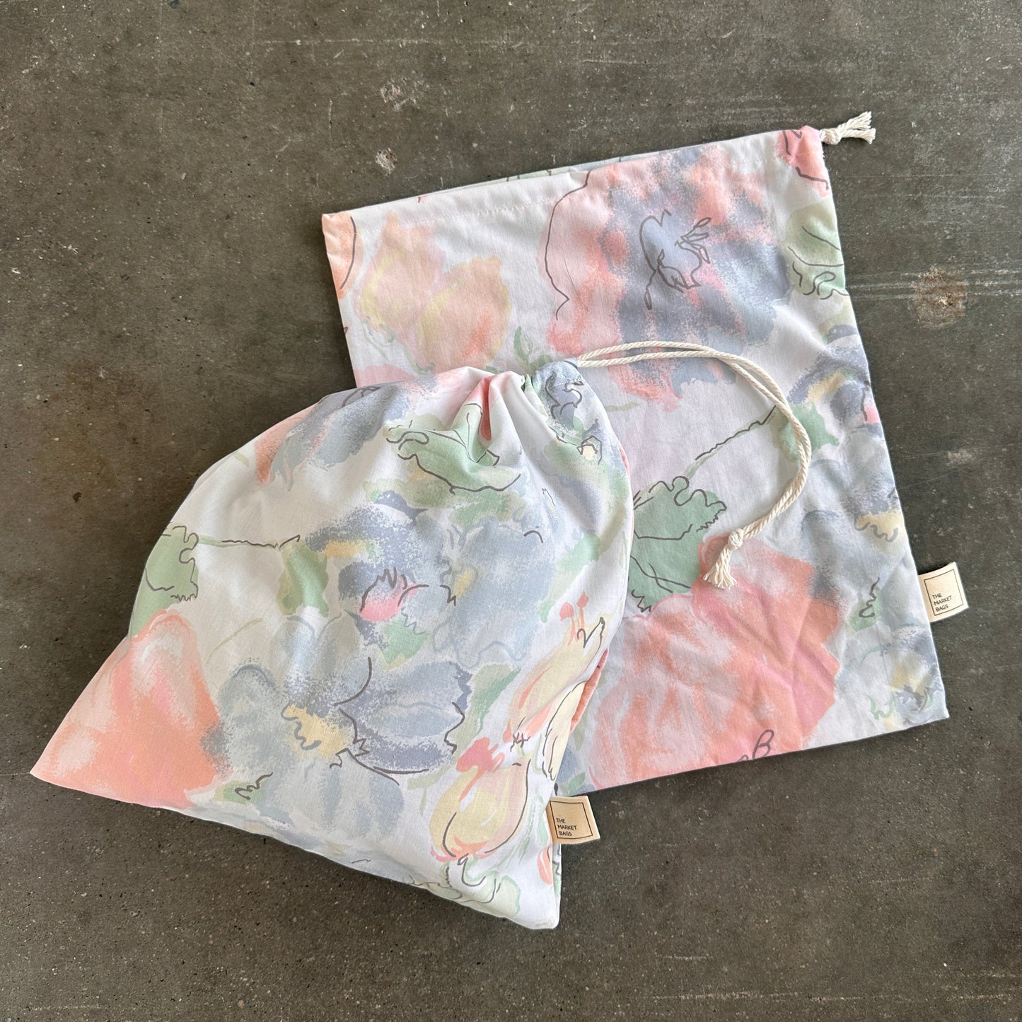 Watercolour Garden Reusable Produce Bag
