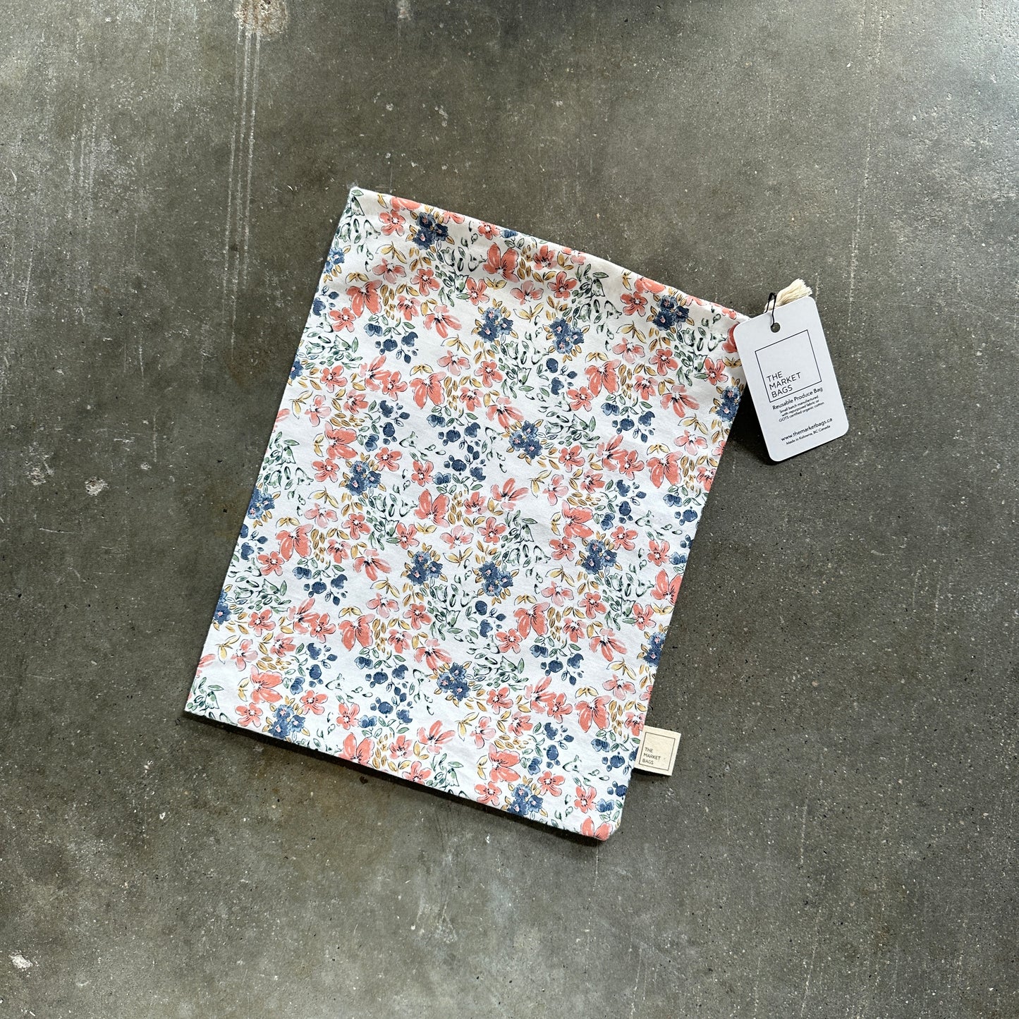 Pinky Floral Reusable Bag