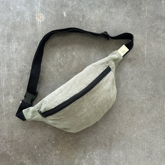 The Cross Body Bag - Peplum Co Linen x Pink