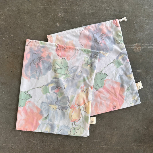 Watercolour Garden Reusable Produce Bag