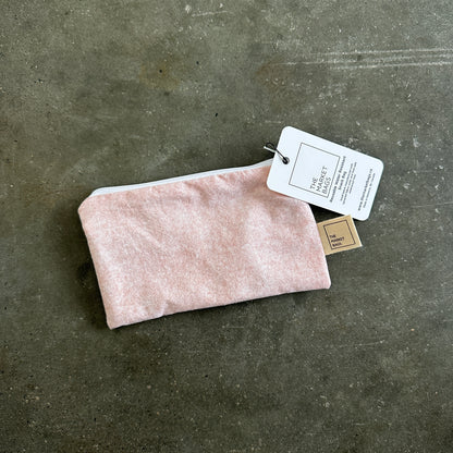 Water Resistant Snack Bag - Blush Chambray