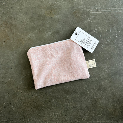 Water Resistant Snack Bag - Blush Chambray