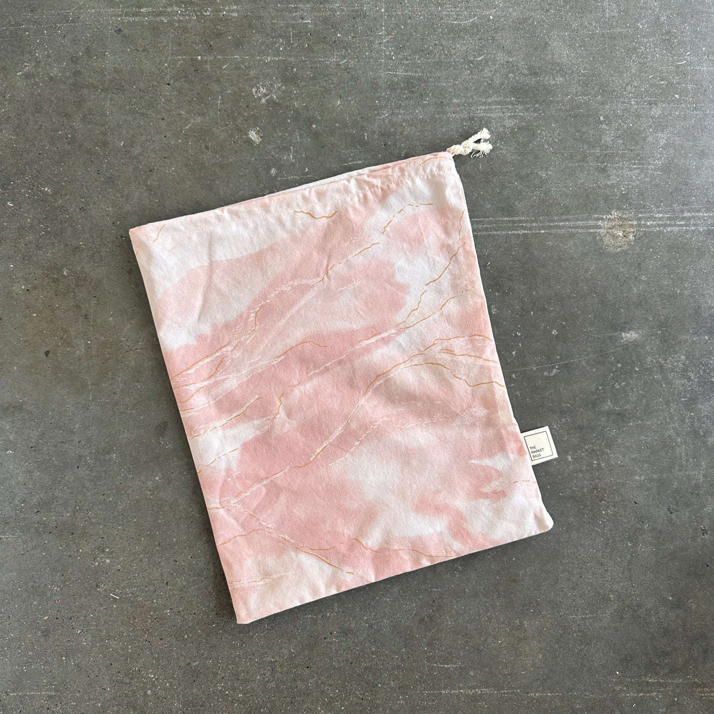 Blush Marbel Reusable Produce Bag