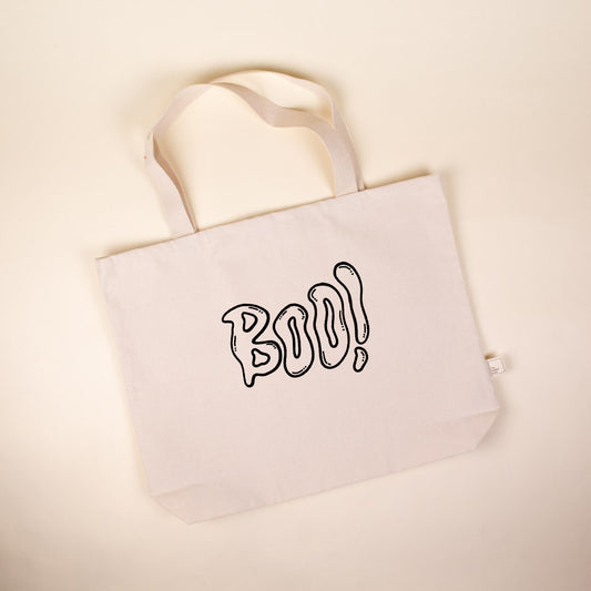 "BOO" Trick or Treating Reusable Tote Bag