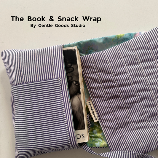 The Book & Snack Wrap Digital Sewing Pattern
