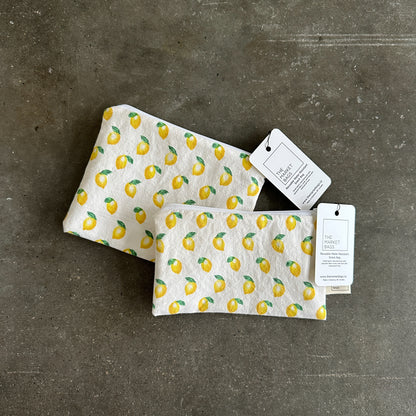 Water Resistant Snack Bag - Lemons