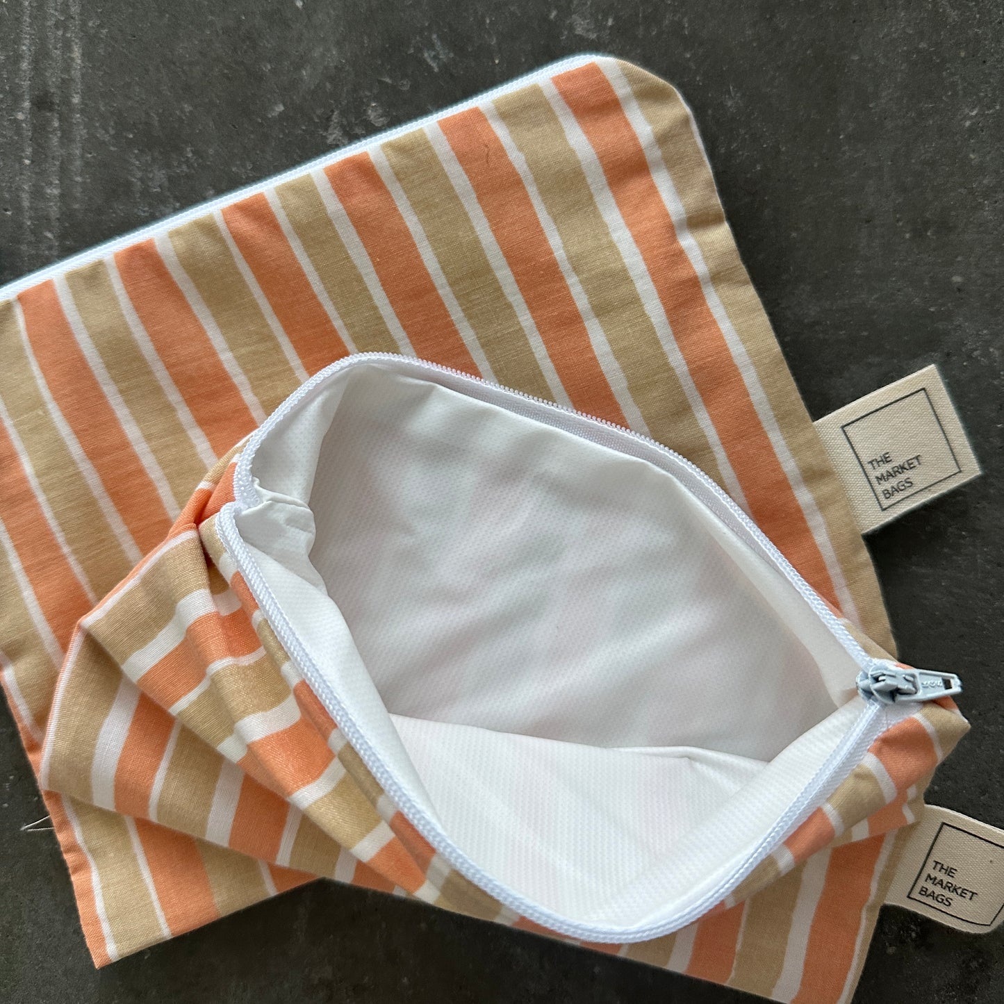 Water Resistant Snack Bag - Summer Stripes