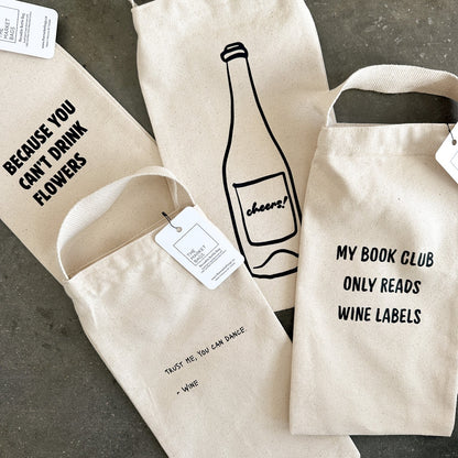 'Trust Me, You Can Dance' Reusable Wine Bag
