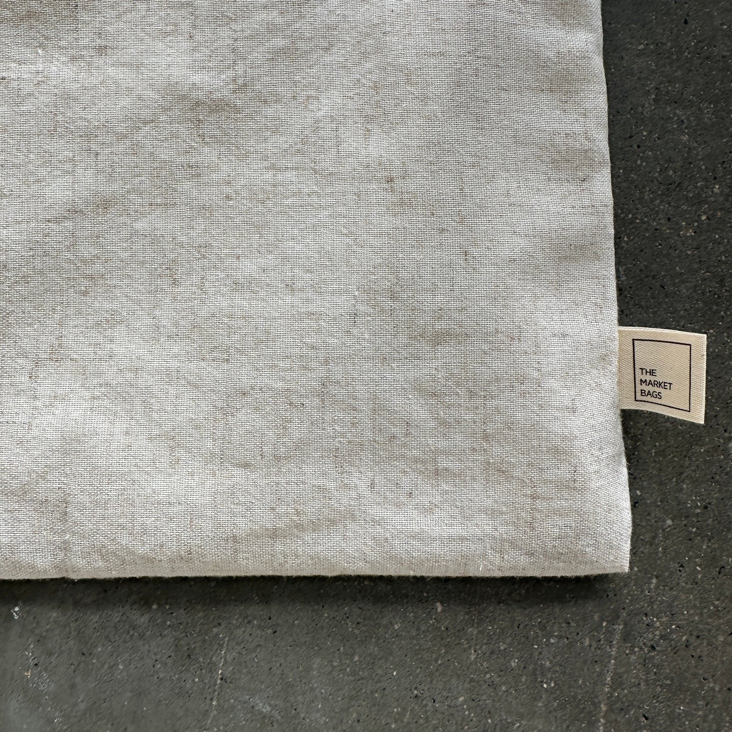 Bread Bag - Oatmeal Linen Blend
