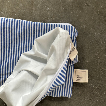 Water Resistant Snack Bag - Ocean Stripes