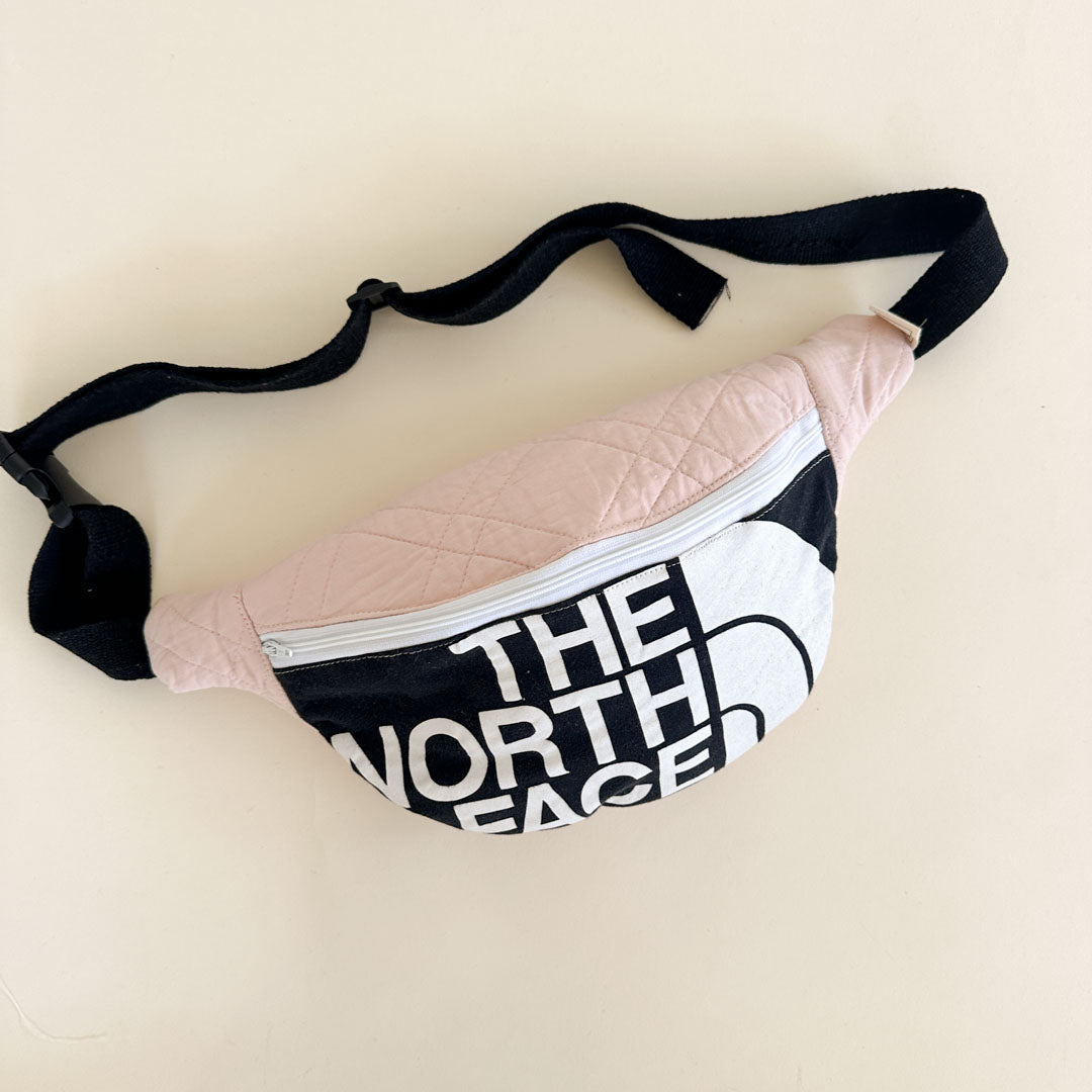 The Cross Body Bag - Pink Puffer North Face
