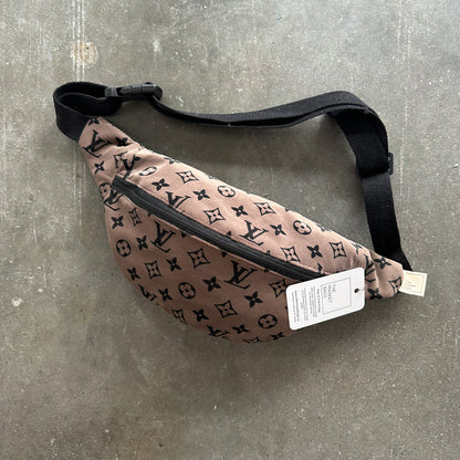 The Cross Body Bag - LV and Green Cord