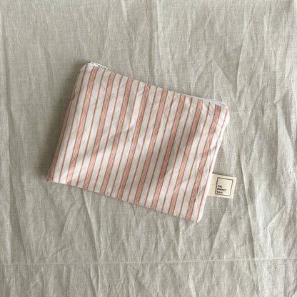 Water Resistant Snack Bag - Terracotta Stripe