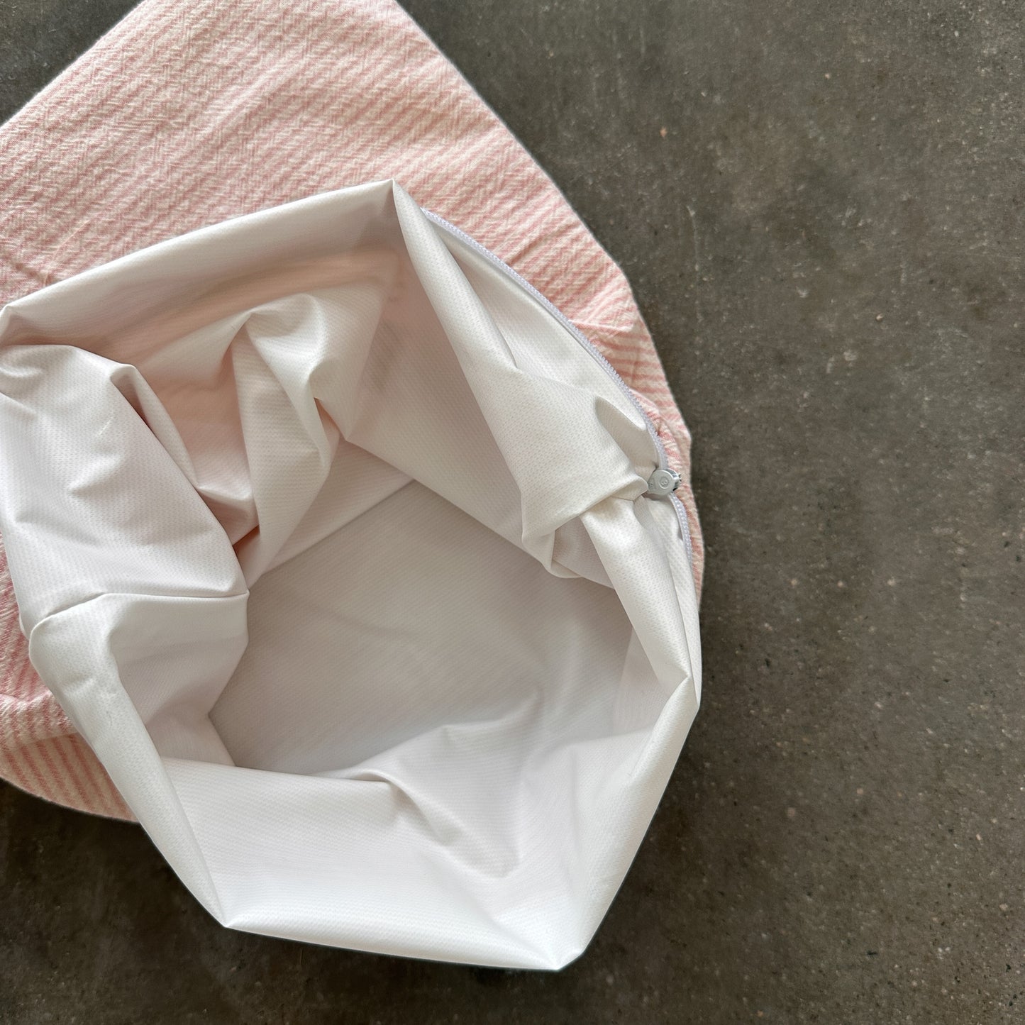 Bread Bag - Dusty Rose Stripe