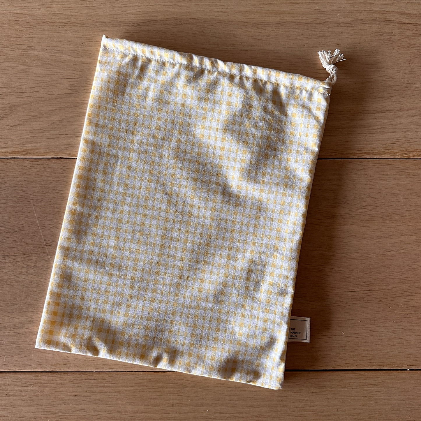 Sunbeam Gingham Reusable Produce Bag