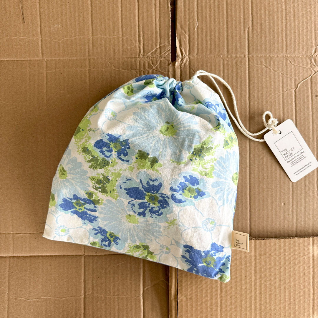 Vintage Floral Produce Bag