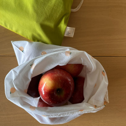 Peaches Reusable Produce Bag