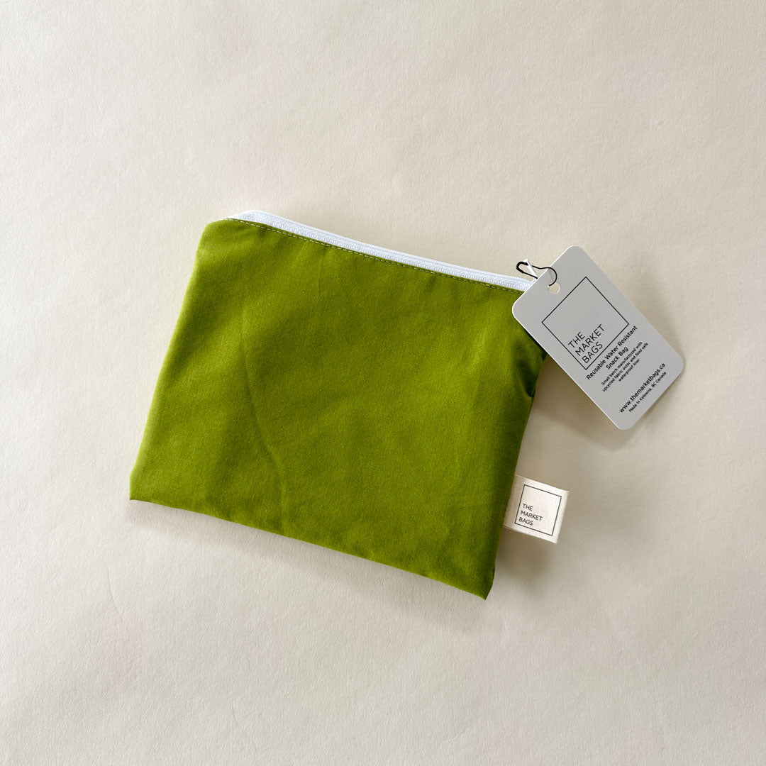 Water Resistant Snack Bag - Lime