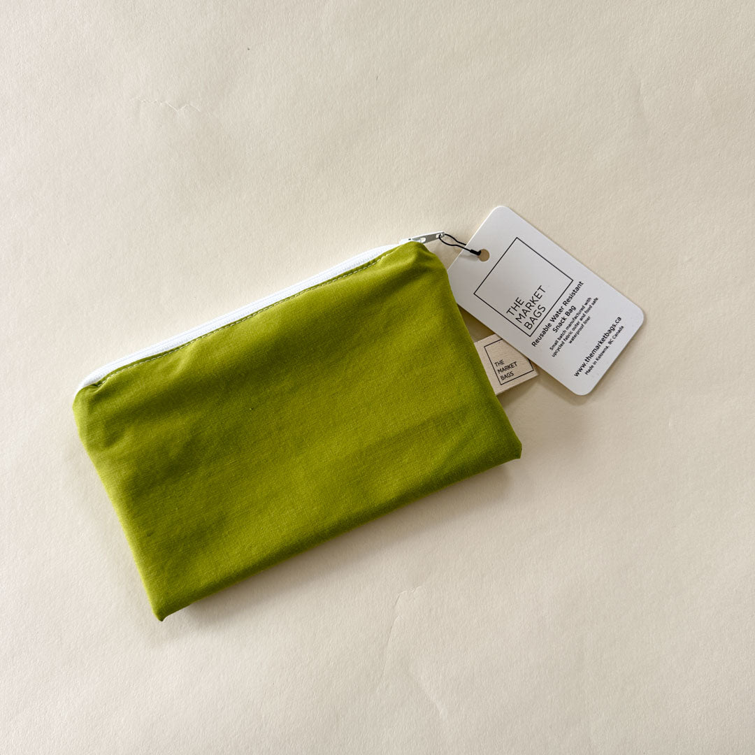 Water Resistant Snack Bag - Lime