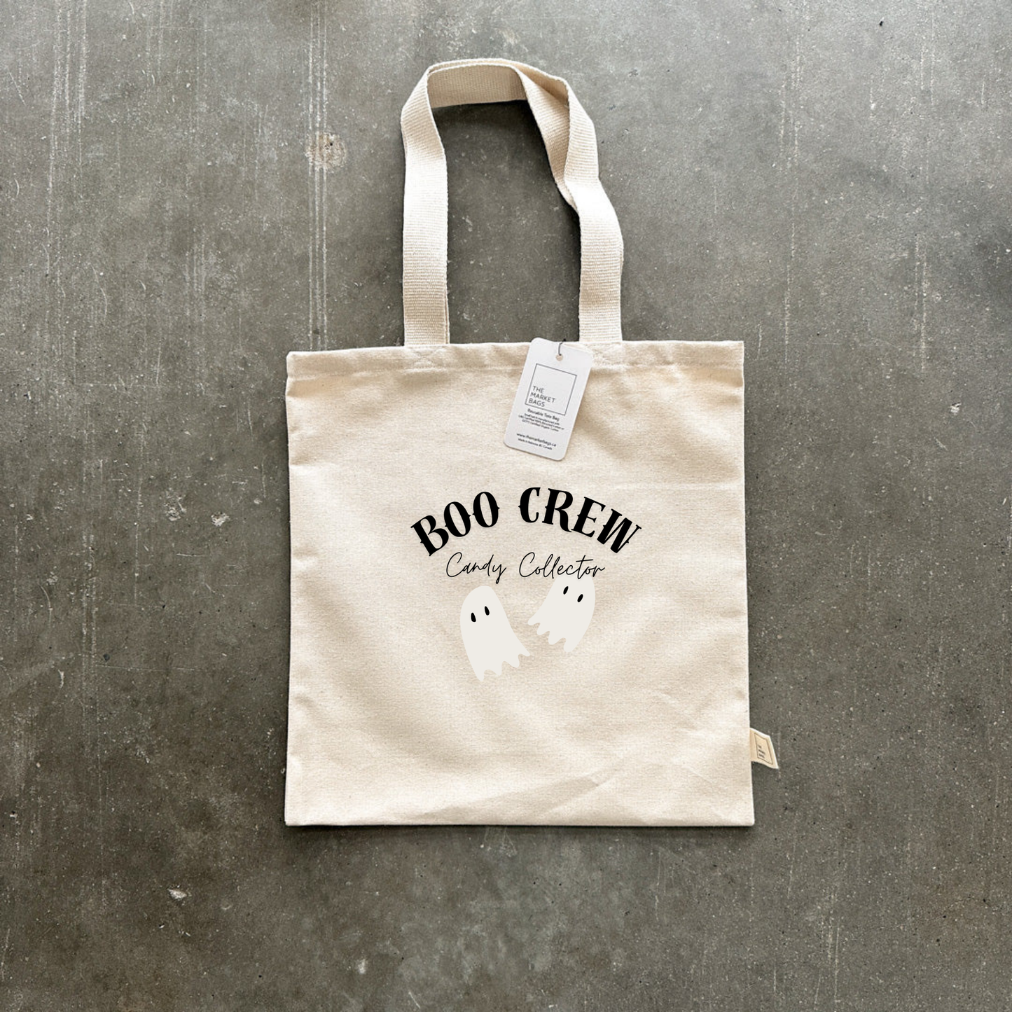 Boo Crew Candy Collector Halloween Tote Bag