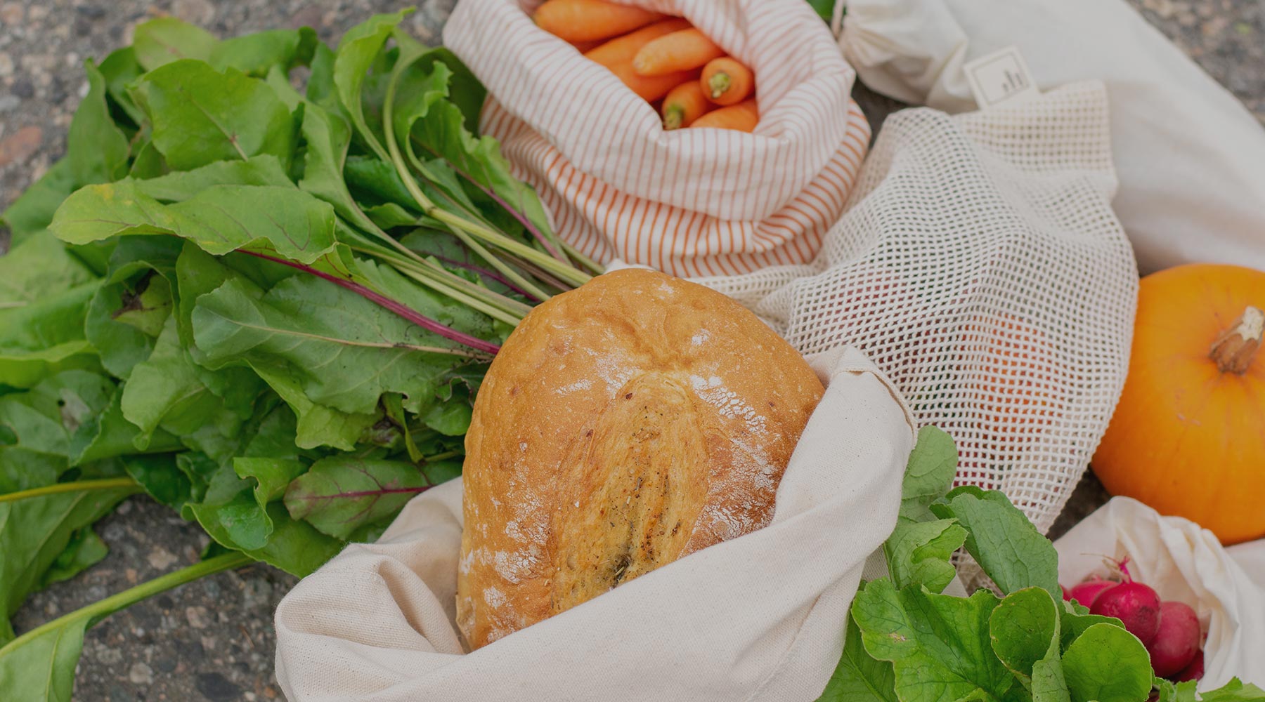 Reusable bag for online vegetables