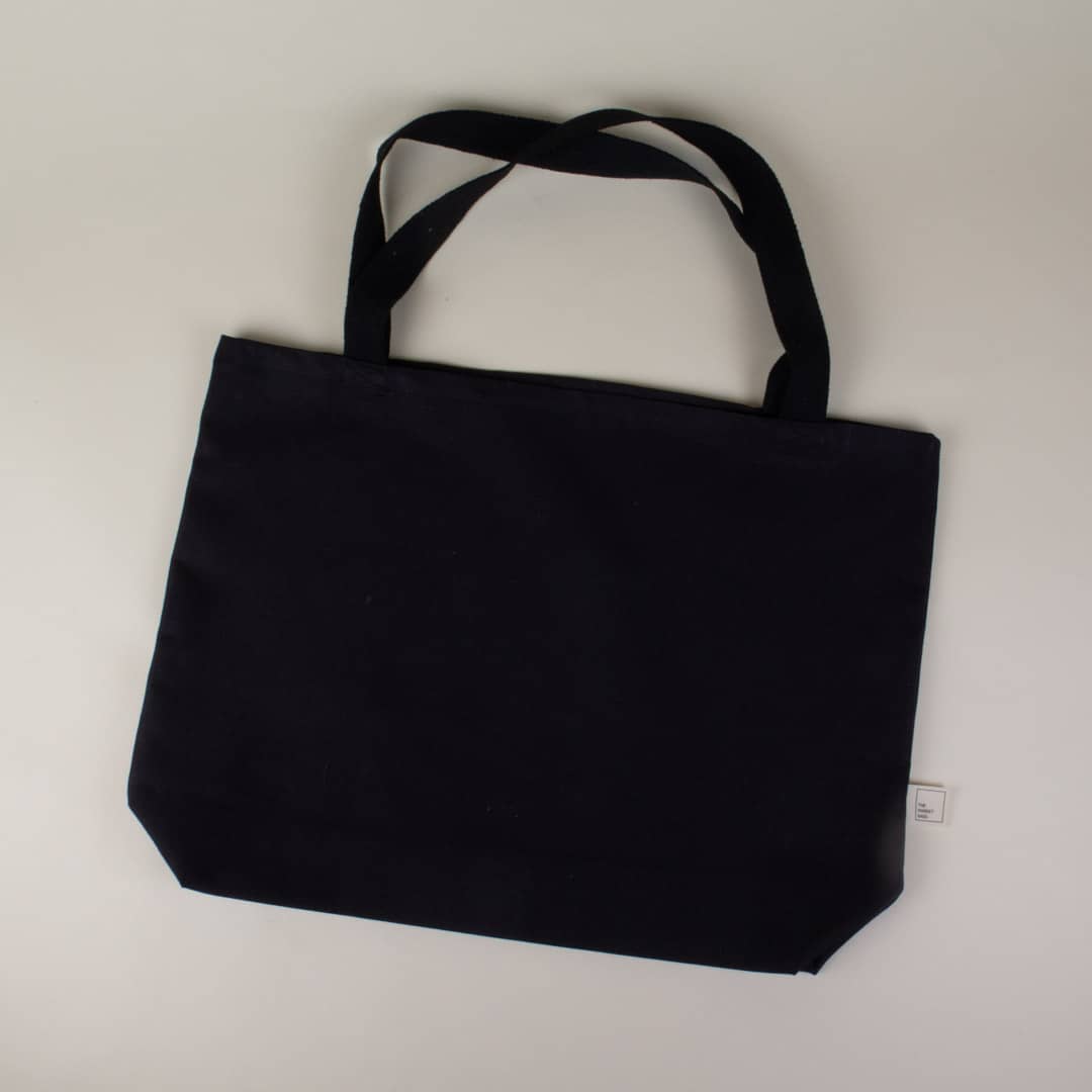 The Oversized Tote Black The Market Bags